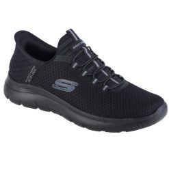Buty sportowe Sneakersy męskie, Skechers Summits - High Range Slip-Ins. Czarne buty sportowe na co dzień męskie Skechers, l, bez wzorów, casualowe, bez ramiączek, bez kaptura. Za 329.99 zł.