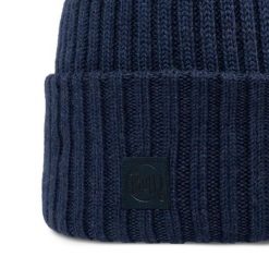 Czapka Buff Erviny z wełny merino. Niebieskie czapki męskie Buff, bez wzorów, z wełny, sportowe. Za 209.99 zł.