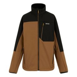 Męska Kurtka Soft Shell Mountdale. Brązowe kurtki męskie Regatta, m, bez wzorów, sportowe, bez ramiączek, bez kaptura. Za 166.99 zł.