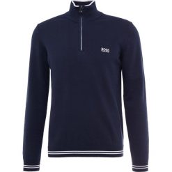 BOSS ATHLEISURE ZIMEX Sweter navy. Niebieskie swetry męskie BOSS ATHLEISURE, z bawełny. Za 579.00 zł.