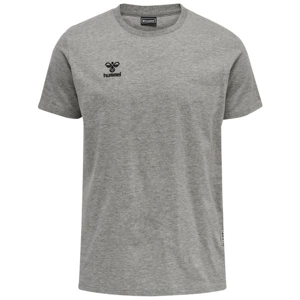 Bawełniana koszulka Hummel Move Grid. Szare t-shirty sportowe męskie HUMMEL, l, bez wzorów, z bawełny, sportowe, bez ramiączek. Za 152.50 zł.
