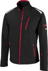Fortis Kurtka meska 24 FORTIS, czarny/czerwony, rozm.4XL. Czarne kurtki męskie Fortis, xl, bez wzorów, bez ramiączek, bez kaptura. Za 345.62 zł.