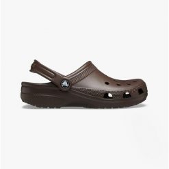 Klapki Crocs Classic. Brązowe klapki i japonki męskie Crocs, bez wzorów. Za 169.99 zł.