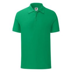 Koszulka Polo Męska Iconic. Zielone koszulki polo męskie Fruit of the Loom, m, bez wzorów, bez kołnierzyka, bez ramiączek. Za 57.99 zł.