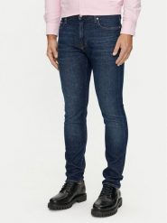 Tommy Hilfiger Jeansy Bleecker MW0MW35717 Granatowy Slim Fit. Niebieskie jeansy męskie Tommy Hilfiger, bez wzorów, z bawełny. Za 279.99 zł.