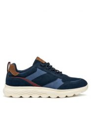 Geox Sneakersy U Spherica U56BYA 022EK CF44K Granatowy. Niebieskie buty sportowe na co dzień męskie Geox, m, bez wzorów, ze skóry, bez ramiączek, bez kaptura. Za 379.99 zł.