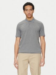 Selected Homme Polo 16095851 Szary Slim Fit. Szare koszulki polo męskie Selected Homme, l, bez wzorów, z bawełny, bez kołnierzyka, bez ramiączek. Za 79.99 zł.