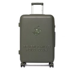 Walizka średnia Beverly Hills Polo Club. Brązowe walizki męskie Beverly Hills Polo Club, bez wzorów, średnie. Za 359.99 zł.