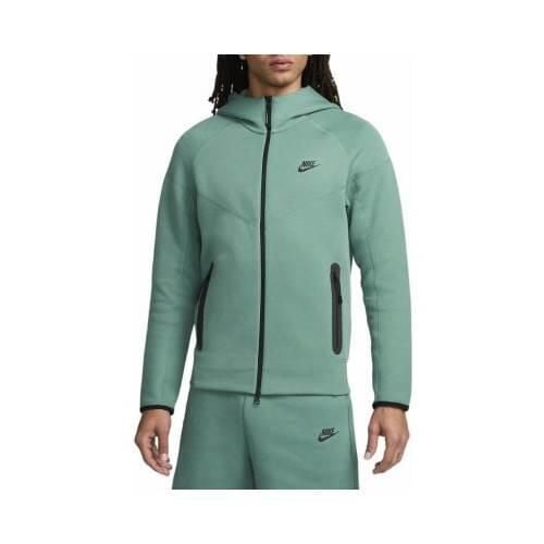 Bluza sportowa męska Nike Tech Fleece Windrunner. Zielone bluzy rozpinane męskie Nike, m, bez wzorów, sportowe, bez ramiączek, z kapturem. Za 299.00 zł.