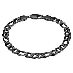 True Rebels Bransoletka Stal nierdzewna Czarny Bransoletki 1 ct Męskie. Czarne biżuteria dla mężczyzn True Rebels, z materiału, ze stali. Za 203.99 zł.