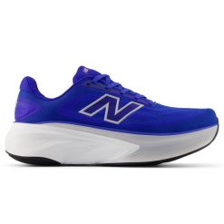 Buty męskie New Balance Fresh Foam x More v6 MMORLE6 – niebieskie. Niebieskie buty do biegania męskie New Balance, bez wzorów, bez zapięcia, do biegania. Za 799.99 zł.