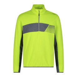 Golf męski techniczny CMP 34L4137. Zielone swetry męskie CMP, bez wzorów, sportowe, bez kołnierzyka, bez ramiączek. Za 306.50 zł.