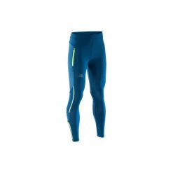 Legginsy KIPRUN. Niebieskie legginsy męskie KALENJI. Za 69.99 zł.
