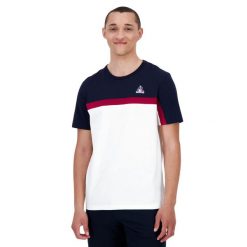 Koszulka Le Coq Sportif Tri SP N°2. Białe t-shirty sportowe męskie le coq sportif, m, bez wzorów, sportowe, bez ramiączek. Za 194.50 zł.