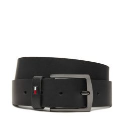 Pasek Męski Tommy Hilfiger. Czarne paski męskie Tommy Hilfiger, bez wzorów. Za 199.99 zł.