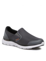 Skechers Półbuty Tuscan 232230/CCOR Szary. Szare codzienne półbuty męskie Skechers, bez wzorów, z materiału, bez obcasa, bez zapięcia. Za 329.99 zł.