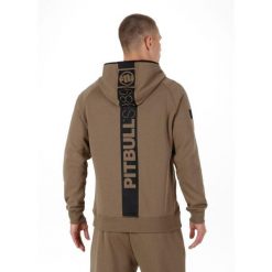 Bluza męska Pitbull rozpinana z kapturem Hermes. Brązowe bluzy z kapturem męskie PITBULL, m, bez wzorów, z kapturem. Za 299.00 zł.