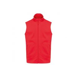 Ekologiczny polar bez rękawów Kariban. Czerwone bluzy z polaru męskie KARIBAN, m, bez wzorów, z polaru, bez ramiączek, bez kaptura. Za 170.00 zł.