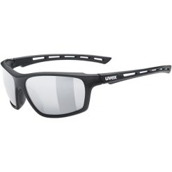 Okulary rowerowe uvex sportstyle 229. Czarne okulary przeciwsłoneczne męskie Uvex, bez wzorów, sportowe. Za 239.99 zł.