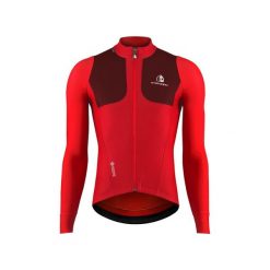 Kurtka Etxeondo Teknika Gore-Tex WindStopper. Czerwone kurtki treningowe męskie ETXEONDO, bez wzorów, z gore-texu, bez kaptura, rowerowe, gore-tex. Za 889.50 zł.