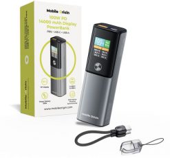 Powerbank Mobile Origin Mobile Origin 100W PD 14000mAh Display PowerBank PB12 - USB-C + USB-A. Powerbanki MOBILE ORIGIN. Za 169.99 zł.