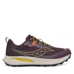 Buty do biegania Saucony. Czerwone buty do biegania męskie Saucony, bez wzorów, bez zapięcia, do biegania. Za 599.99 zł.