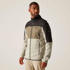 Polar turystyczny męski Elram. Brązowe bluzy z polaru męskie Regatta, l, bez wzorów, z dzianiny, sportowe, bez ramiączek, bez kaptura. W wyprzedaży za 194.65 zł.