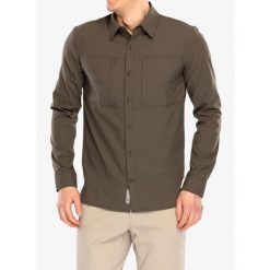 Koszula przeciw komarom męska Royal Robbins Expedition III L/S. Brązowe koszule męskie ROYAL ROBBINS, l, bez wzorów, bez kołnierzyka, bez ramiączek. Za 377.99 zł.