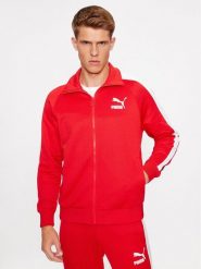 Puma Bluza Iconic T7 530094 Czerwony Regular Fit. Czerwone bluzy rozpinane męskie Puma, m, bez wzorów, z bawełny, bez ramiączek, bez kaptura. Za 229.99 zł.