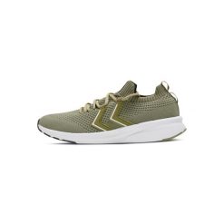 Buty do biegania dla dorosłych Hummel Flow Seamless. Zielone buty do biegania męskie HUMMEL, bez wzorów, bez zapięcia, do biegania. Za 236.50 zł.