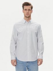 Calvin Klein Jeans Koszula LV04RB119G Niebieski Regular Fit. Niebieskie koszule męskie Calvin Klein Jeans, m, bez wzorów, z bawełny, bez kołnierzyka, bez ramiączek. Za 309.99 zł.