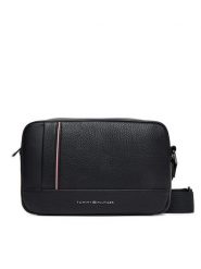Tommy Hilfiger Saszetka Th Central Ew Reporter AM0AM13635 Czarny. Czarne saszetki męskie Tommy Hilfiger, bez wzorów, ze skóry. Za 369.99 zł.