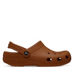 Klapki Crocs. Brązowe klapki i japonki męskie Crocs, bez wzorów. Za 159.99 zł.