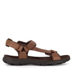 Sandały Lasocki. Brązowe sandały męskie Lasocki, bez zapięcia. Za 159.99 zł.