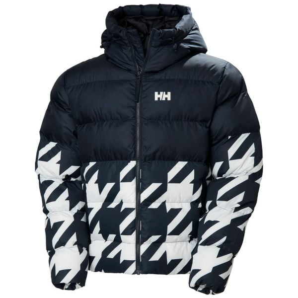Kurtka puchowa Helly Hansen Oslo Graphic. Niebieskie kurtki męskie Helly Hansen, m, bez wzorów, z puchu, bez ramiączek, bez kaptura. W wyprzedaży za 1,155.85 zł.