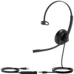 Yealink UH34 SE Mono Teams USB-A Zestaw słuchawkowy Przewodowa Opaska na głowę Połączenia/muzyka USB Typu-A Czarny. Czarne zestawy słuchawkowe yealink. Za 145.37 zł.