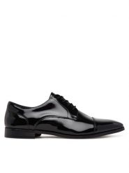 Aldo Półbuty Callahan 13647019 Czarny. Czarne eleganckie półbuty męskie Aldo, ze skóry, wizytowe, bez obcasa, bez zapięcia. Za 419.99 zł.