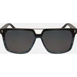Niebieskie czarne okulary przeciwsłoneczne męskie. Okulary przeciwsłoneczne męskie marki Kazar. Za 349.00 zł.