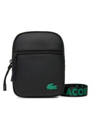 Lacoste Saszetka NH4679TX Czarny. Czarne saszetki męskie Lacoste, bez wzorów, ze skóry. Za 299.99 zł.