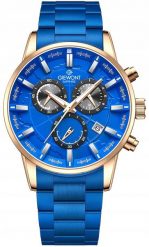 Zegarek Giewont Zegarek Męski Chronograph Sapphire Niebieski GW4580-B5. Niebieskie zegarki męskie Giewont. Za 223.20 zł.