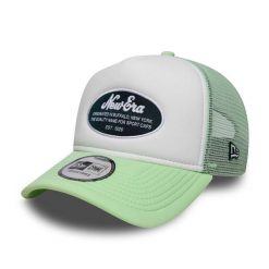Czapka Trucker New Era Oval Foam Patch. Białe czapki męskie New Era, bez wzorów. Za 152.50 zł.