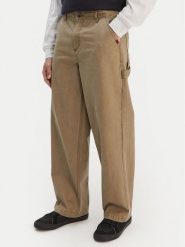 Quiksilver Jeansy Mercury Straight Out EQYNP03325 Beżowy Wide Leg. Brązowe jeansy męskie Quiksilver, bez wzorów, z bawełny. Za 399.99 zł.