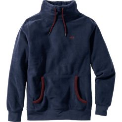 Bluza z polaru z kapturem Regular Fit bonprix ciemnoniebieski. Bluzy z kapturem męskie marki bonprix. Za 69.99 zł.