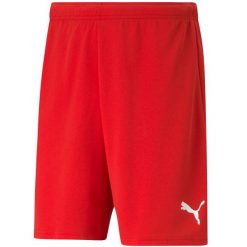 Spodenki Puma teamRISE czerwone. Białe szorty sportowe męskie Puma, bez wzorów, sportowe. Za 94.48 zł.