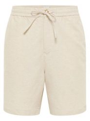Mustang Szorty materiałowe Linen 1016459 Écru Loose Fit. Szorty męskie Mustang, bez wzorów, z bawełny. Za 189.99 zł.
