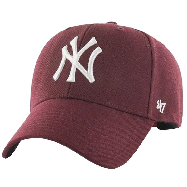 Czapka z daszkiem dla dorosłych 47 Brand New York Yankees. Brązowe czapki męskie 47 Brand, bez wzorów, z wełny, sportowe. Za 184.00 zł.