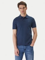 BOSS Polo Passenger 50507803 Granatowy Slim Fit. Niebieskie koszulki polo męskie Boss, m, bez wzorów, z bawełny, bez kołnierzyka, bez ramiączek. Za 399.99 zł.