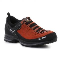 Buty trekkingowe męskie Salewa MS Mtn Trainer 2 Gtx. Czarne buty trekkingowe męskie Salewa, bez wzorów, z gumy, bez zapięcia, wspinaczkowe. Za 1,053.00 zł.