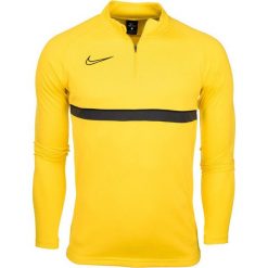 Bluza sportowa męska Nike Dri-FIT Academy. Żółte bluzy nierozpinane męskie Nike, m, bez wzorów, sportowe, bez ramiączek, bez kaptura. Za 217.35 zł.