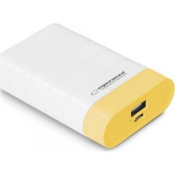 Powerbank Esperanza Graviton 4800mAh Biało-żółty (EMP110WY). Powerbanki marki Esperanza. Za 21.99 zł.